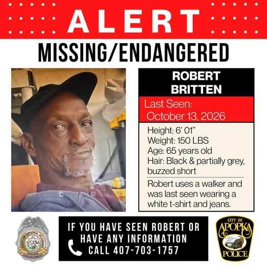 Apopka police searching for missing, endangered 65-year-old man — WESH 2 Orlando, Oviedo Community news