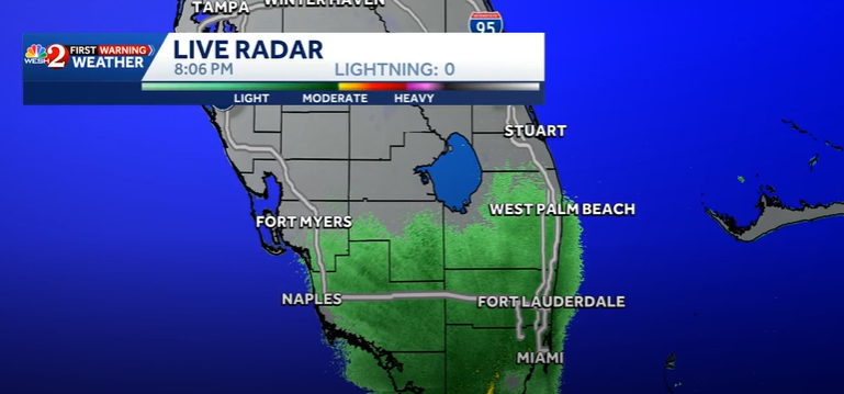 Busy radar with clear skies in Florida? What's happening? — WESH 2 Orlando, Oviedo Community news