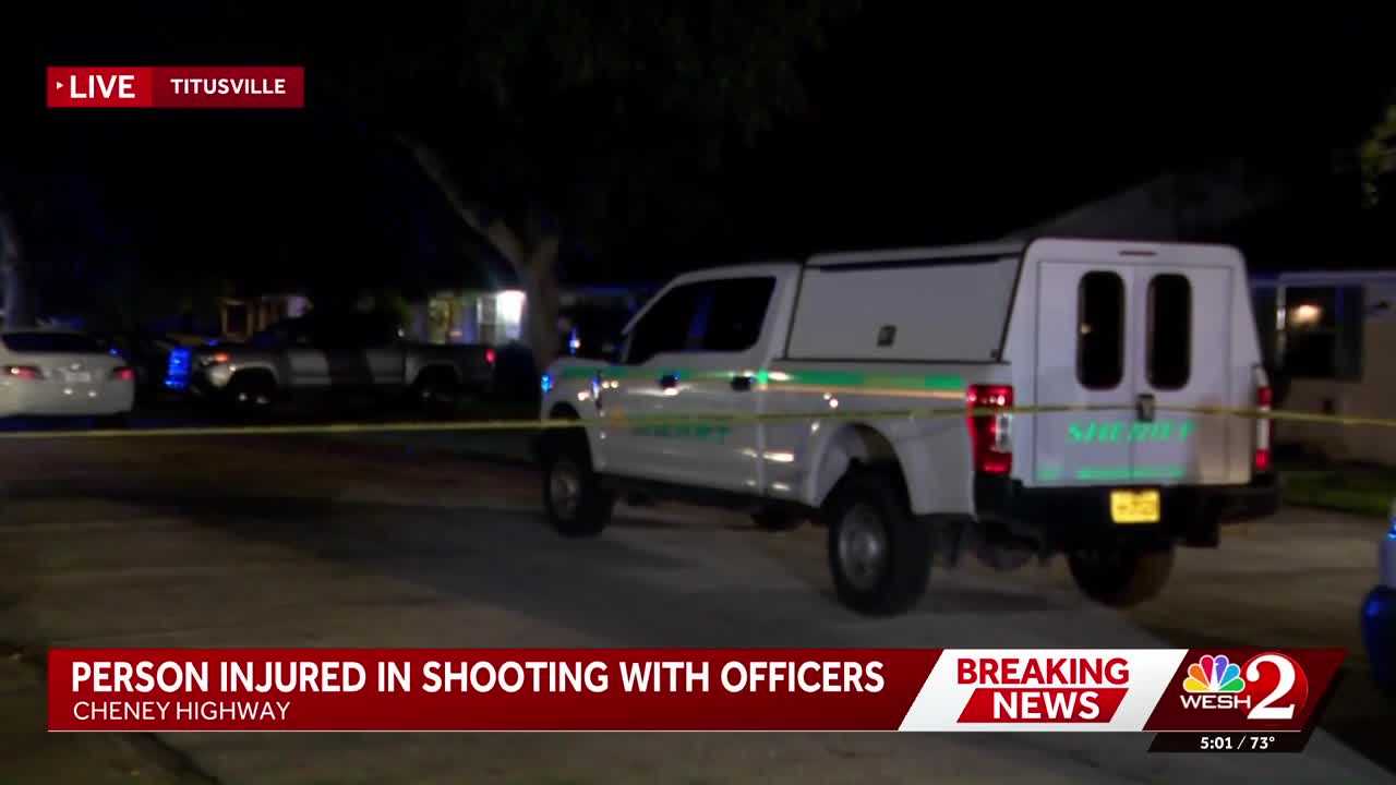 1 hurt in shooting involving Titusville police, officials say  — WESH 2 Orlando