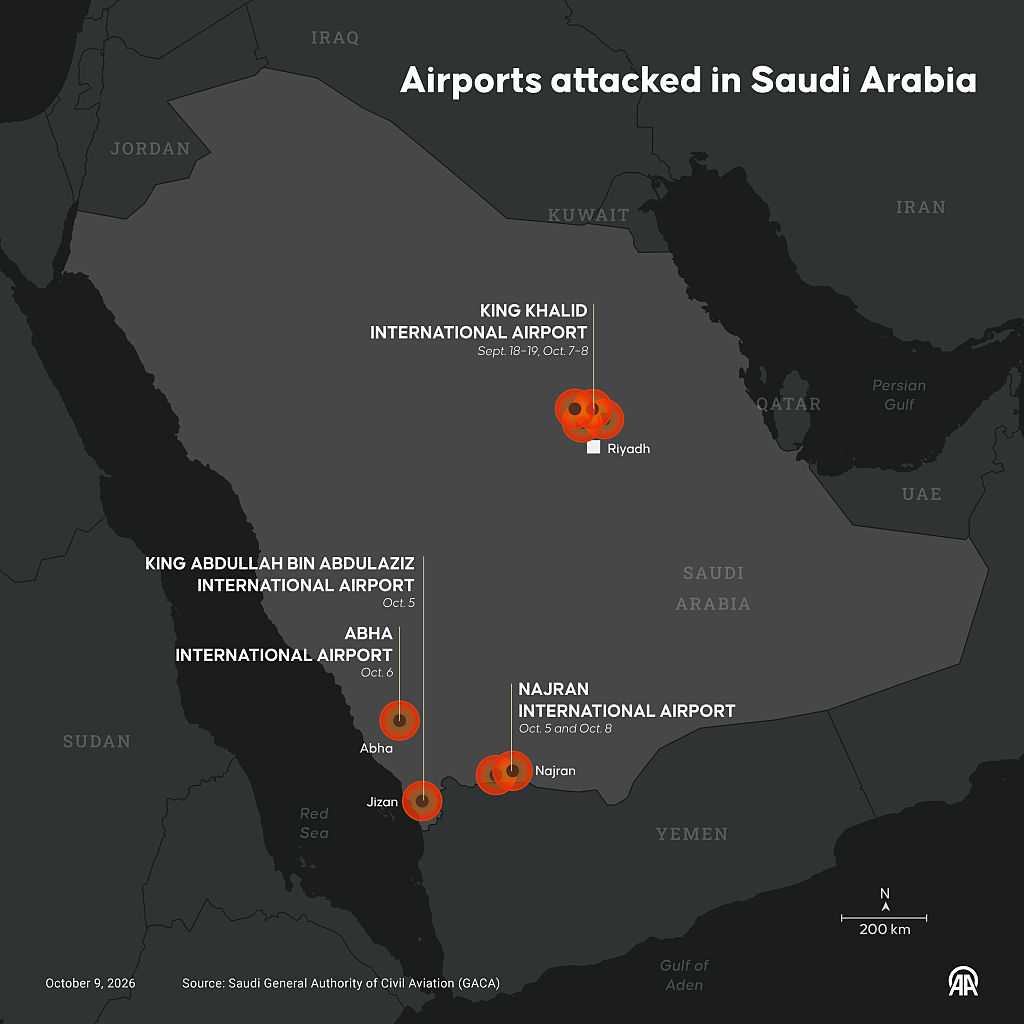 Passenger terminal at Saudi Arabian capital's airport is struck again, a day after 12 were killed — WESH 2 Orlando