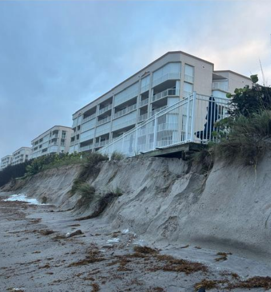 Before and after photos show beach erosion impacts in Brevard County — Oviedo Community news