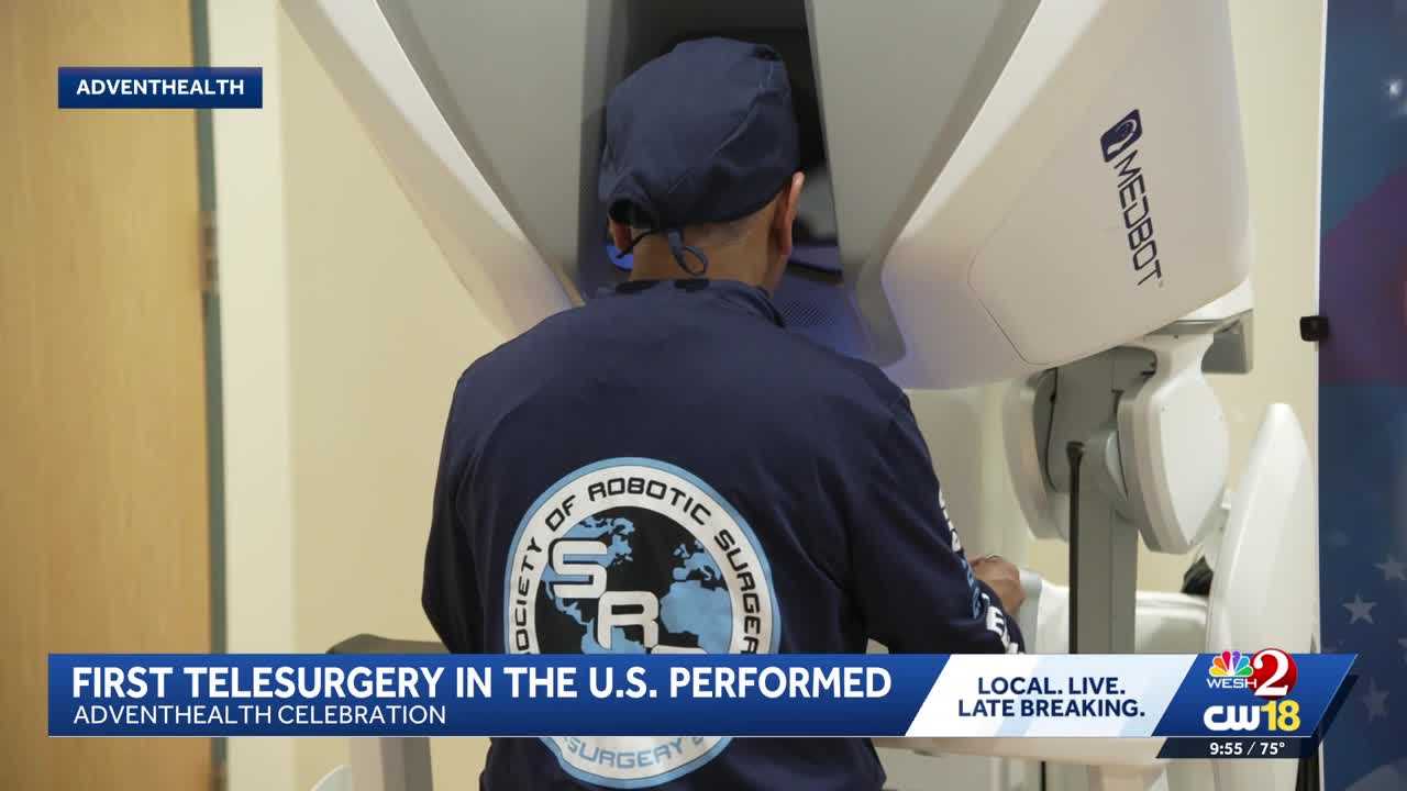 AdventHealth celebrates first robotic telesurgery in the U.S. — Oviedo Health news