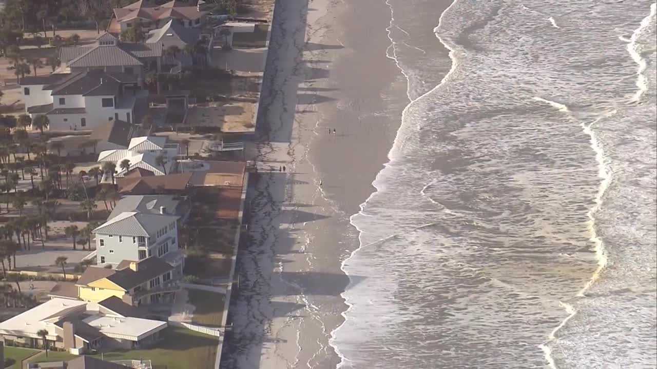 Volusia County beaches take a hit from rough surf and king tide — WESH 2 Orlando, Oviedo Schools news