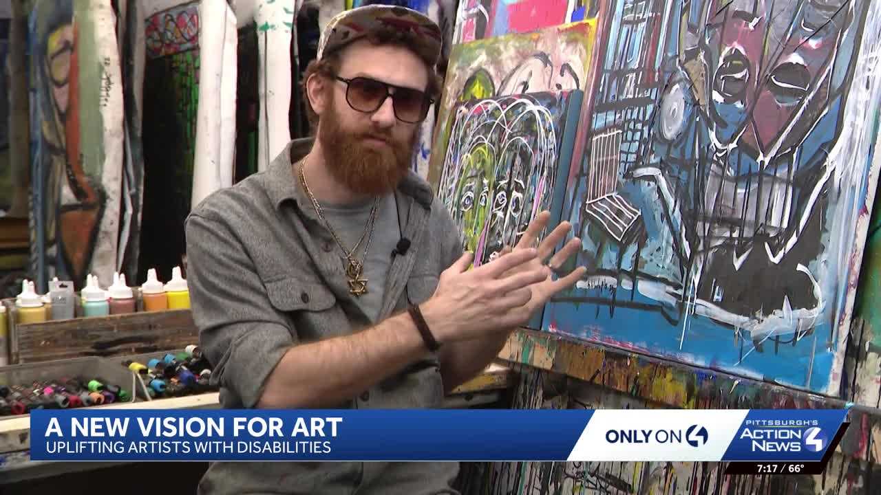 'Create, create, create': Artist turns vision loss into inspiration — WESH 2 Orlando, Oviedo Arts news