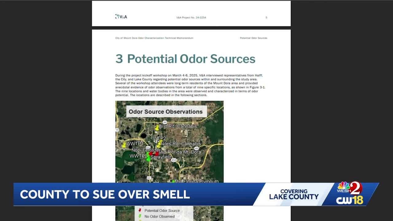 'A serious problem': Lake County to sue over foul smell — Oviedo Community news