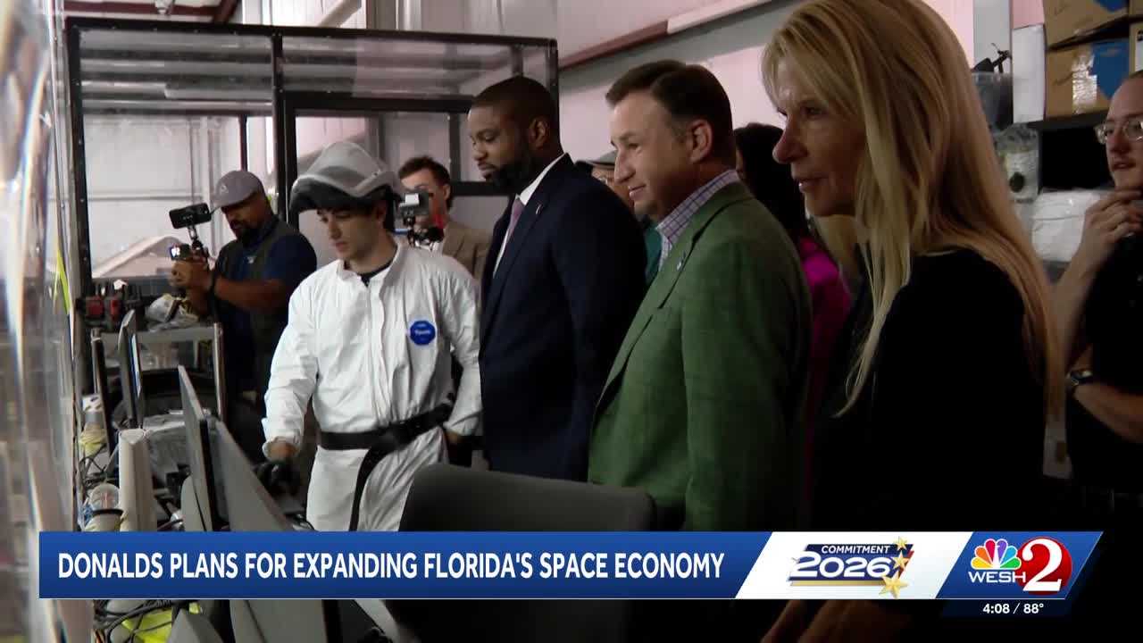 Byron Donalds lays out plans to expand Florida's space economy if elected governor — WESH 2 Orlando, Oviedo Community news