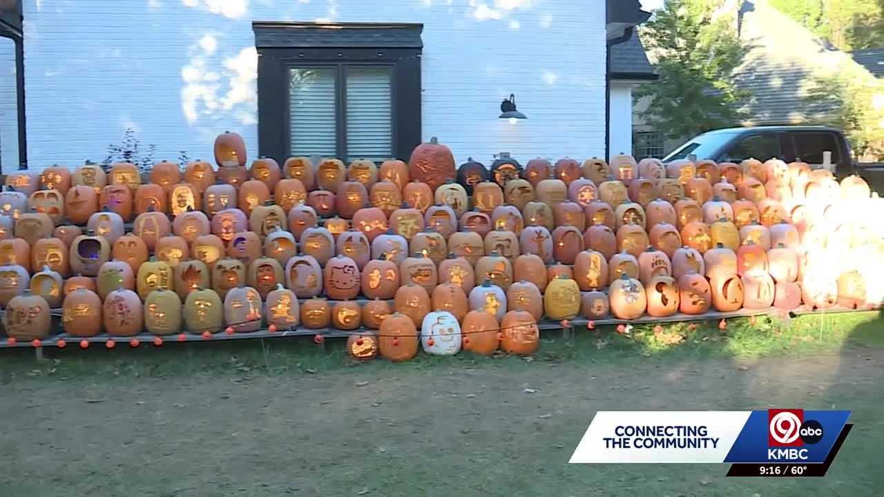 Man carves nearly 400 pumpkins for Halloween display, raises money for charity — WESH 2 Orlando, Oviedo Community news
