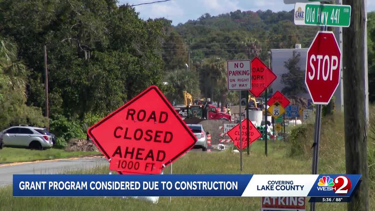 Lake County considers grants for businesses affected by roundabout construction — WESH 2 Orlando, Oviedo Government news