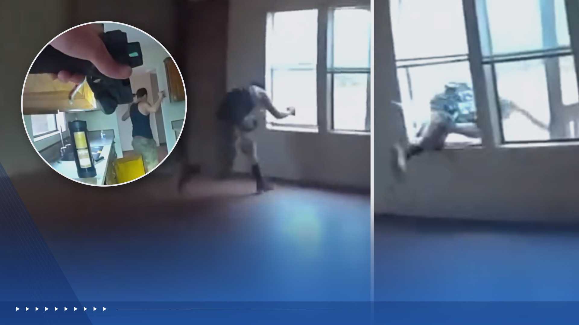WATCH: Suspect dives through closed window to escape deputy during home burglary — WESH 2 Orlando, Oviedo Community news