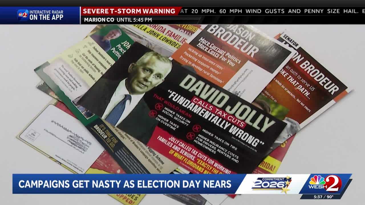 Florida campaigns get nasty as Election Day nears — WESH 2 Orlando, Oviedo Community news