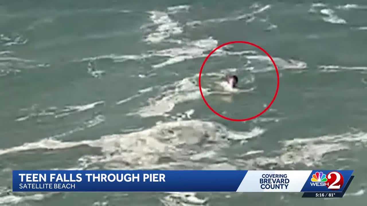 Teen survives fall through pier as king tides batter Brevard beaches — Oviedo Community news