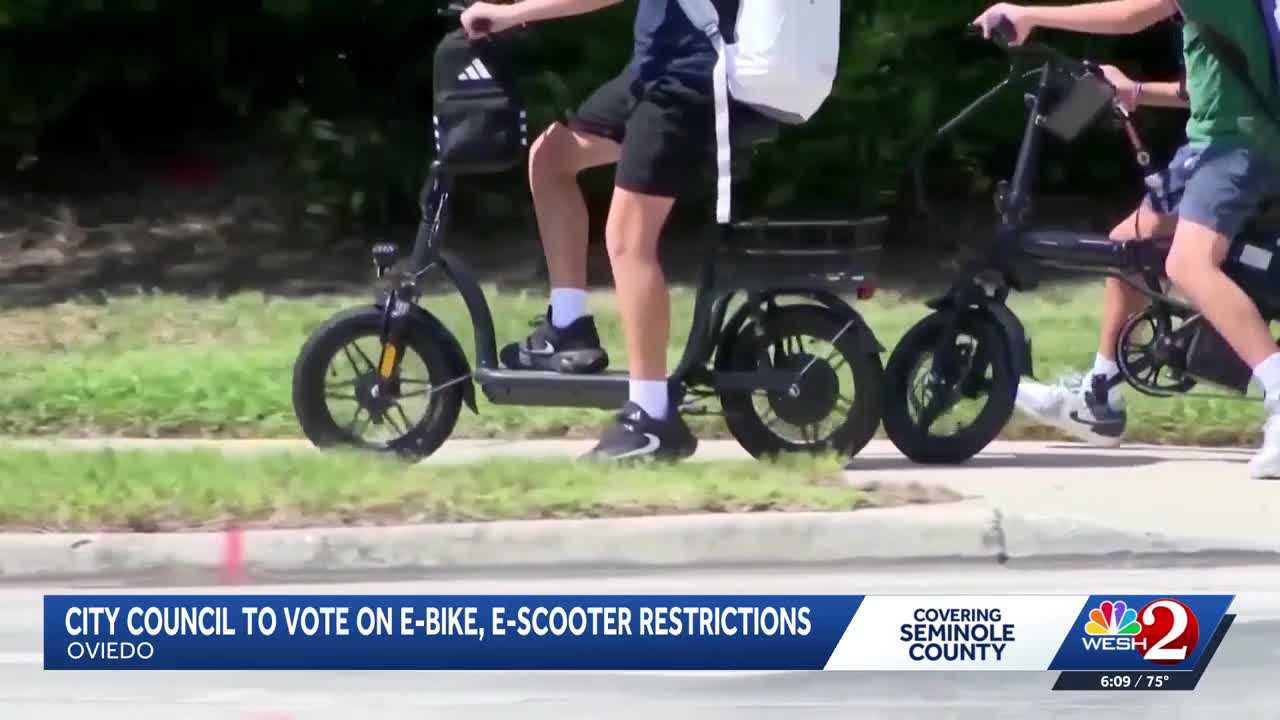 Oviedo city council to vote on micromobility rules to improve sidewalk safety — WESH 2 Orlando, Oviedo Government news