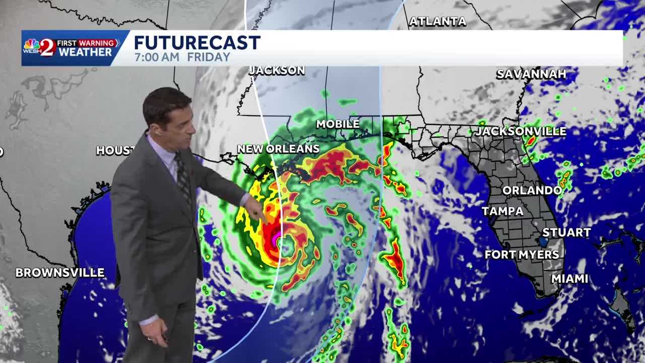 Tropical Depression Nine forecast to quickly strengthen in Gulf, NHC says — WESH 2 Orlando, Oviedo Community news