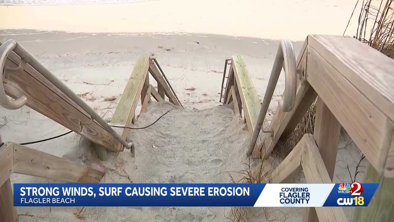 Flagler County coastline sees significant erosion due to recent strong winds, surf — Oviedo Community news
