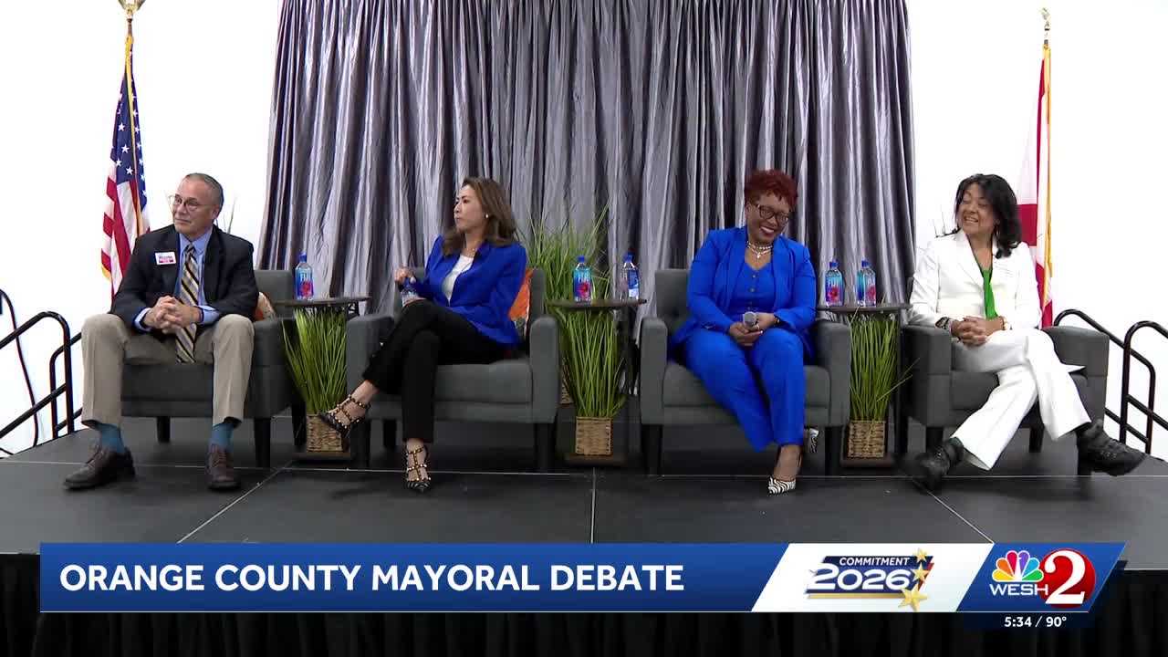 WESH moderates Orange County mayoral debate at Tiger Bay Club — WESH 2 Orlando, Oviedo Government news