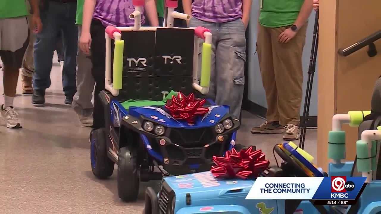 High school robotics students modify 6-volt toy cars for children with mobility challenges — WESH 2 Orlando, Oviedo Schools news