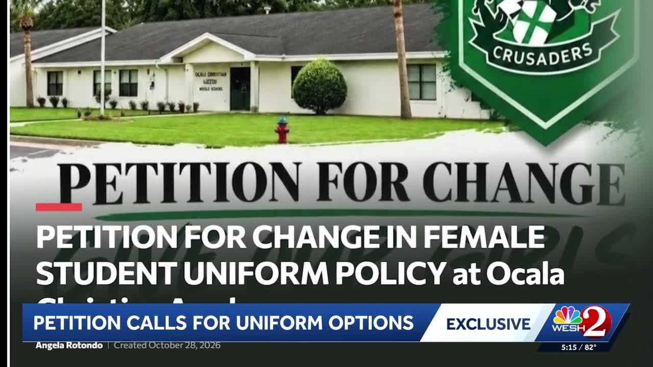 Online petition calls for change to Ocala Christian Academy’s uniform policy — Oviedo Schools news