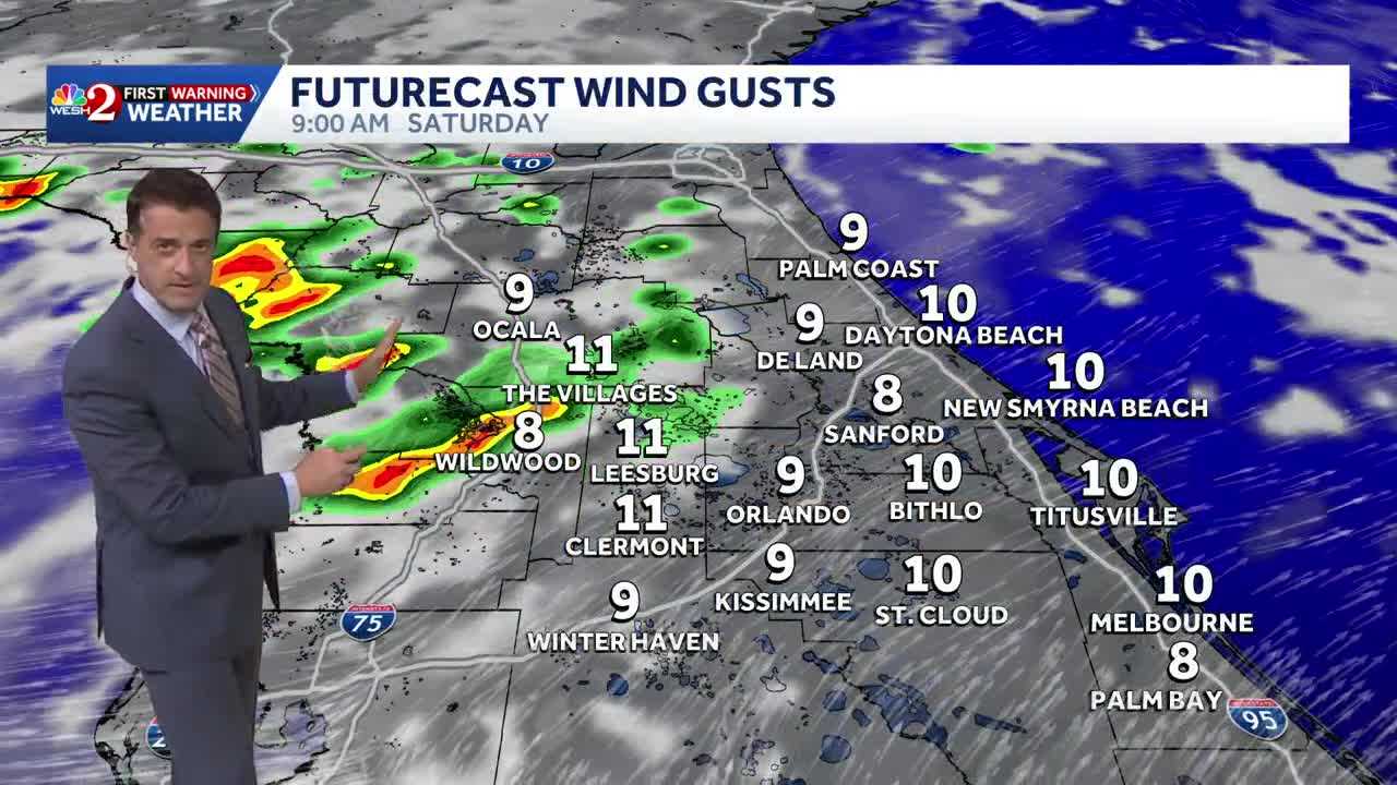 Weekend storms set to continue with locally heavy rain at time. 7.31.2026 — WESH 2 Orlando, Oviedo Community news