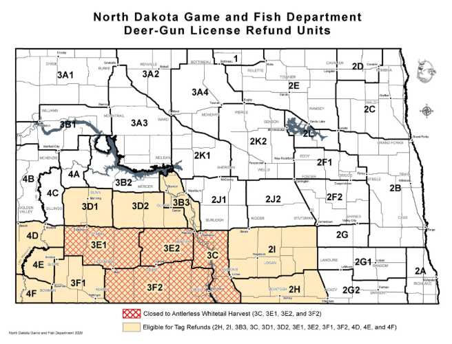 Doe harvesting in four ND units shut down before upcoming deer season — KFGO