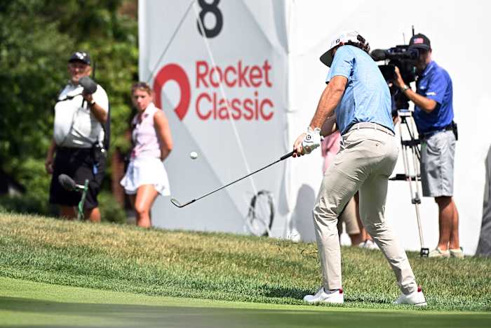 Cameron Young shares 2nd-round lead at Rocket Classic after cooling off to shoot 9-under 61 — ClickOrlando Sports, Oviedo Sports news