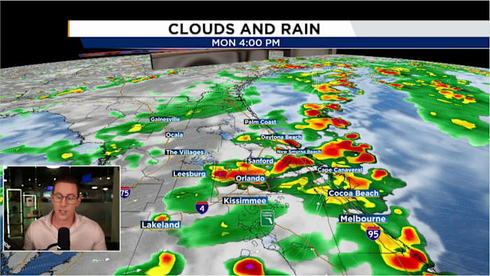Rain chances slowly lower through the work week — ClickOrlando Local, Oviedo Business news